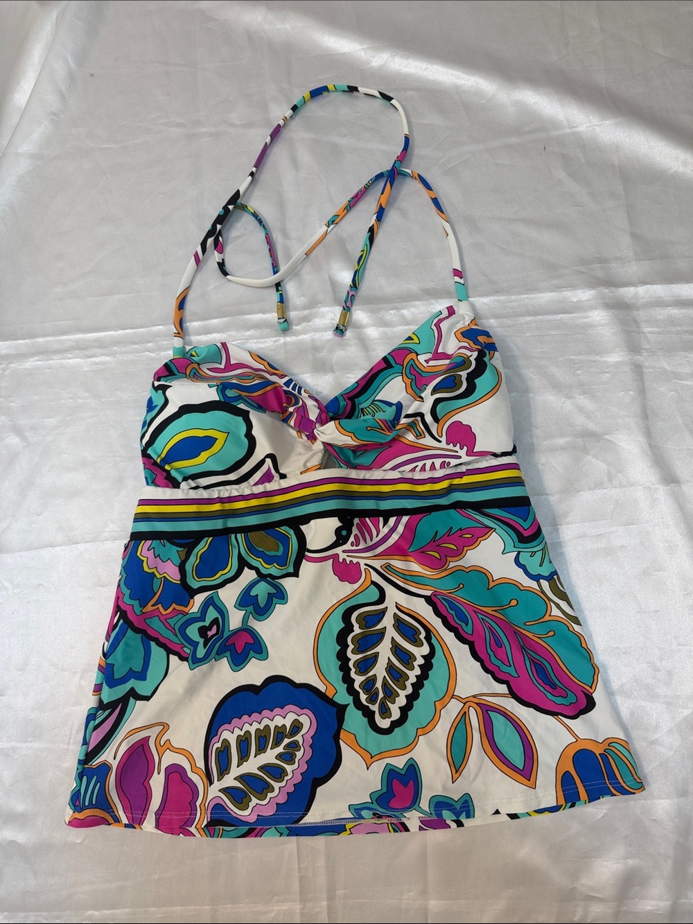 Trina Turk Mandalay Tankini Top sz.8